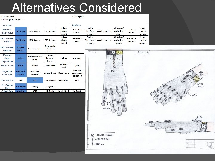 Alternatives Considered 