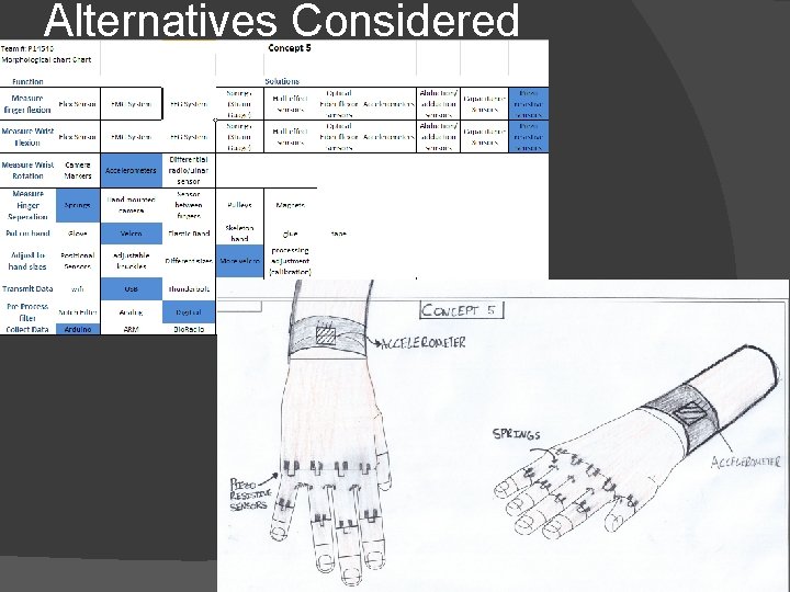 Alternatives Considered 