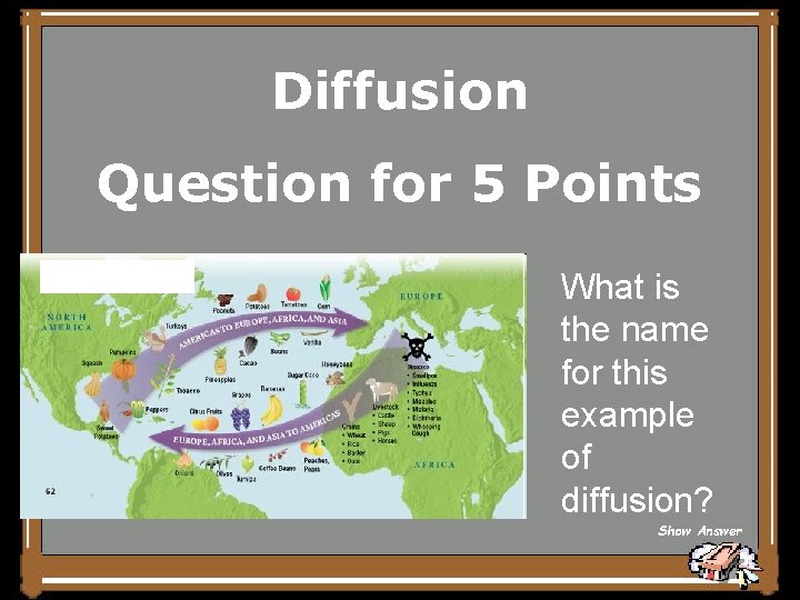 Diffusion Question for 5 Points What is the name for this example of diffusion?