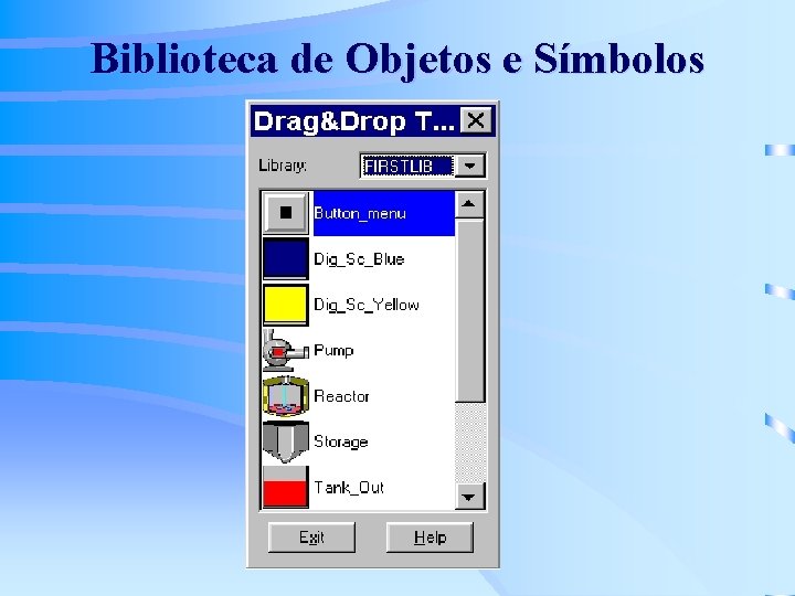 Biblioteca de Objetos e Símbolos 