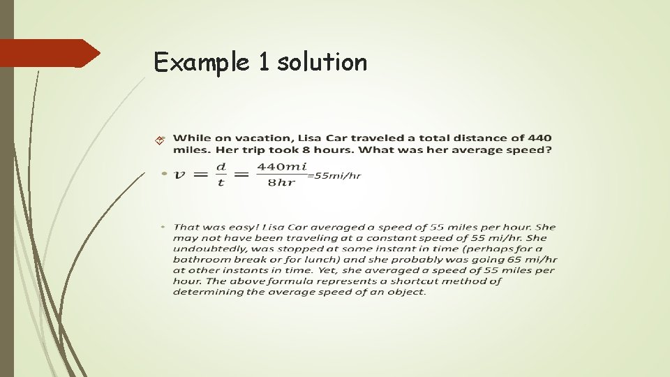 Example 1 solution 