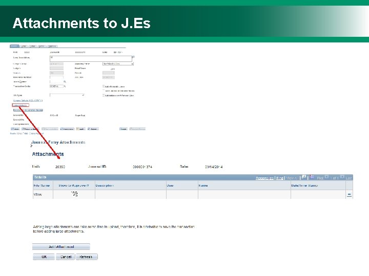 Attachments to J. Es 58 