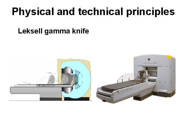 Physical and technical principles Leksell gamma knife 