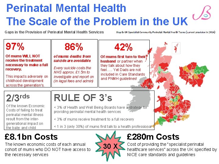 Perinatal Mental Health The Scale of the Problem in the UK Gaps in the