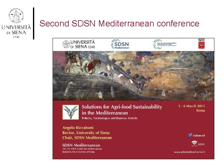 Second SDSN Mediterranean conference 