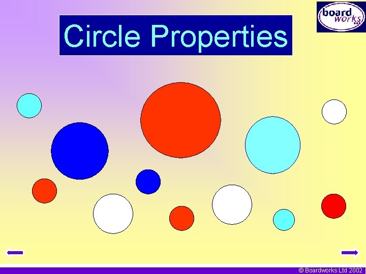 Circle Properties © Boardworks Ltd 2002 