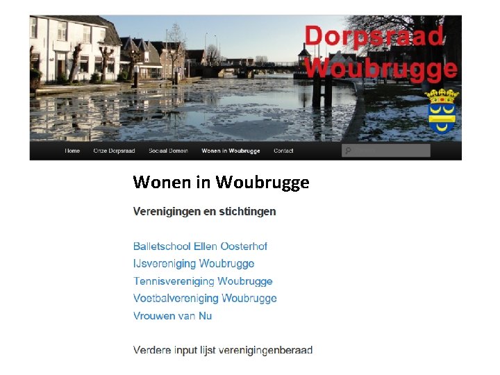 Wonen in Woubrugge 