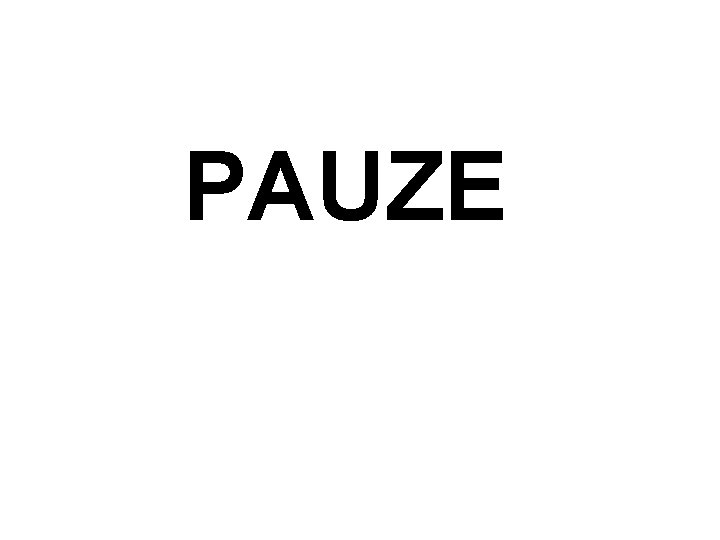 PAUZE 