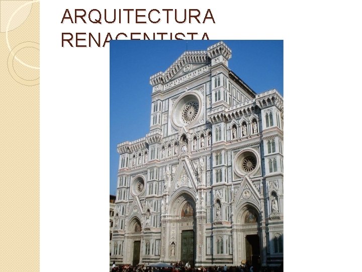 ARQUITECTURA RENACENTISTA 
