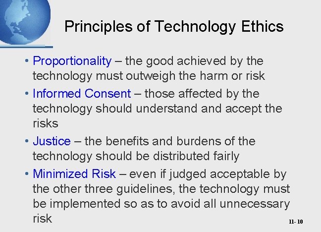 Chapter 11 Security and Ethical Challenges Mc GrawHillIrwin