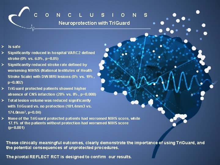 C O N C L U S I O N S Neuroprotection with Tri.