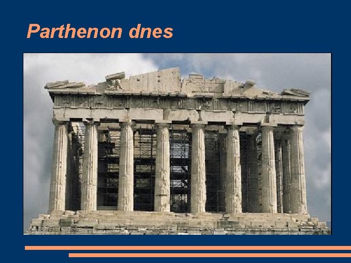 Parthenon dnes 