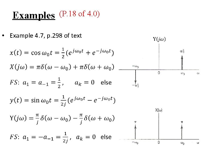 Examples (P. 18 of 4. 0) • Example 4. 7, p. 298 of text