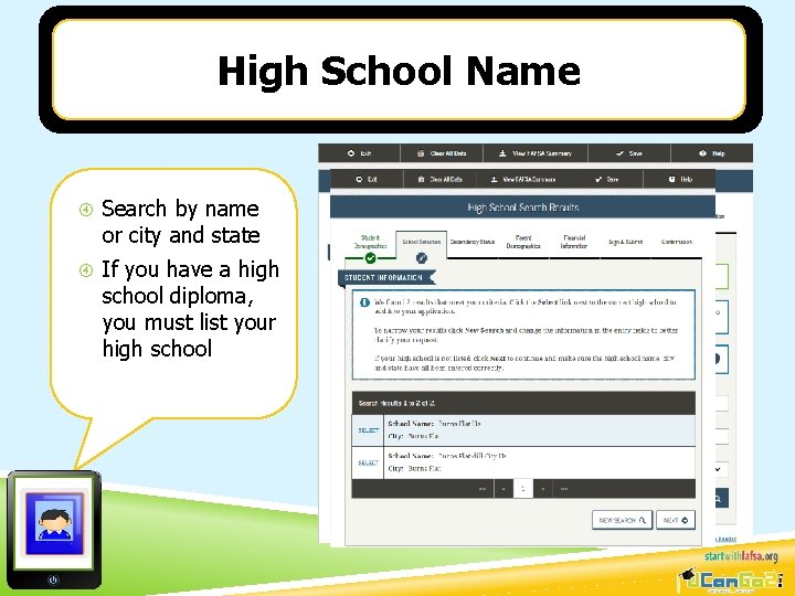 High School Name Search by name or city and state If you have a