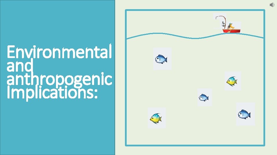 Environmental and anthropogenic Implications: 