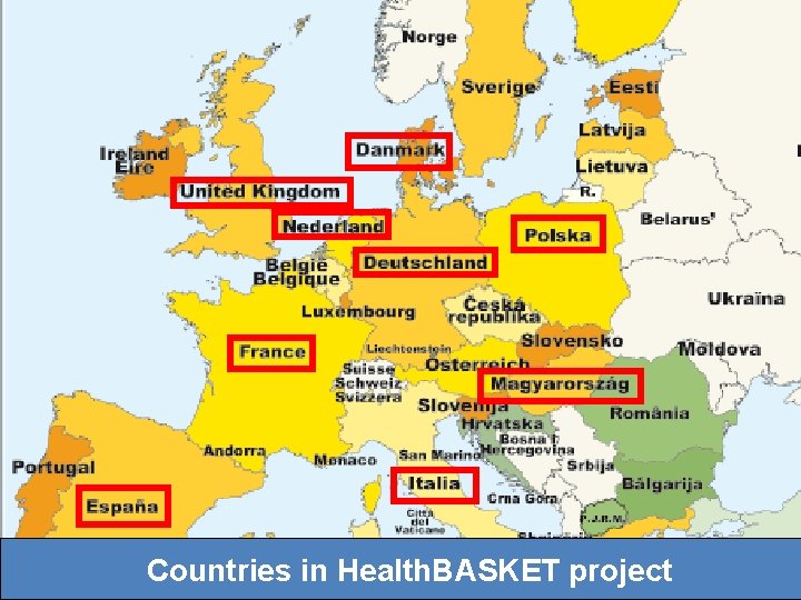 Countries in Health. BASKET project 