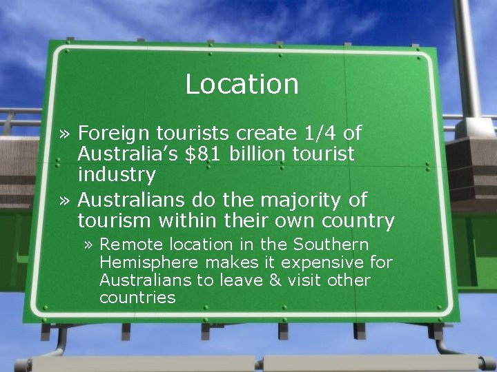 Location » Foreign tourists create 1/4 of Australia’s $81 billion tourist industry » Australians Location » Foreign tourists create 1/4 of Australia’s $81 billion tourist industry » Australians