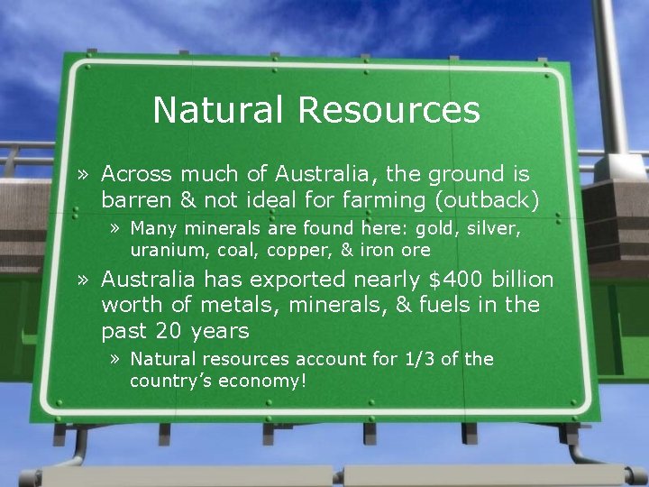 Natural Resources » Across much of Australia, the ground is barren & not ideal Natural Resources » Across much of Australia, the ground is barren & not ideal