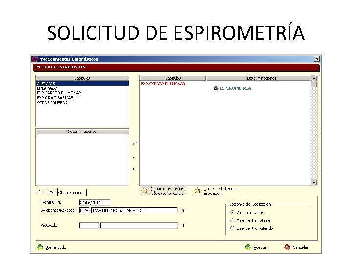 SOLICITUD DE ESPIROMETRÍA 