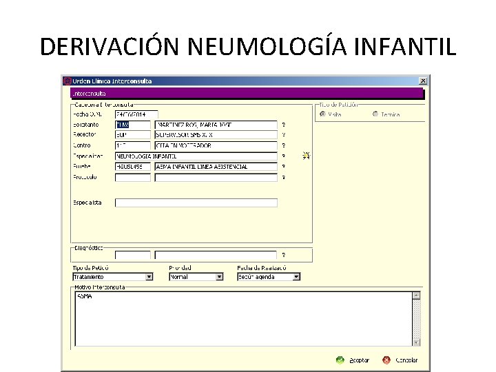 DERIVACIÓN NEUMOLOGÍA INFANTIL 
