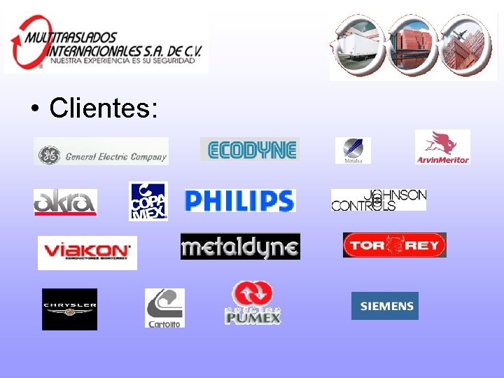  • Clientes: 