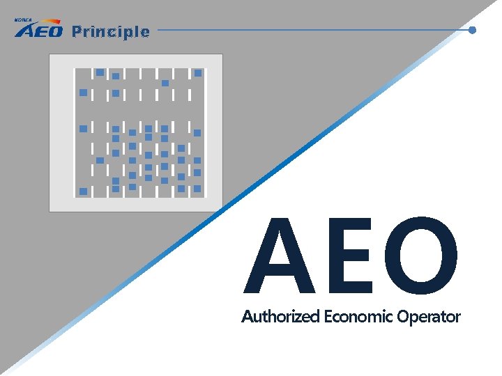 Principle AEO Authorized Economic Operator 