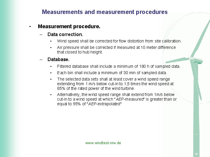 windtest grevenbroich gmbh Power performance measurement techniques Wang
