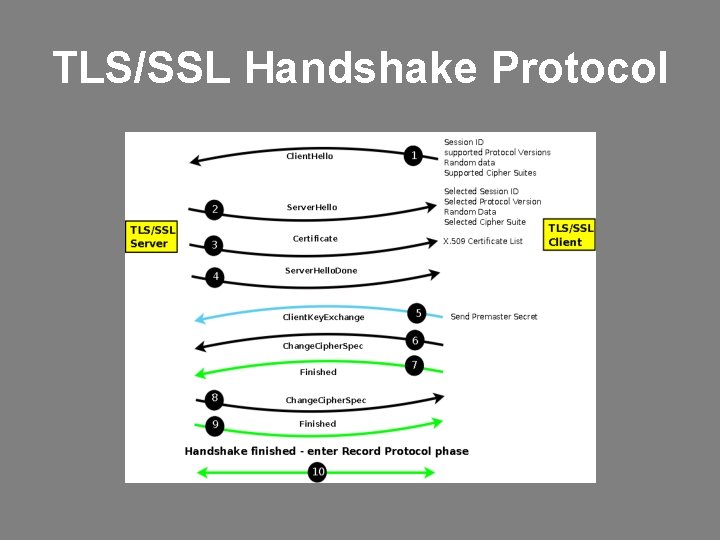 TLS/SSL Handshake Protocol 