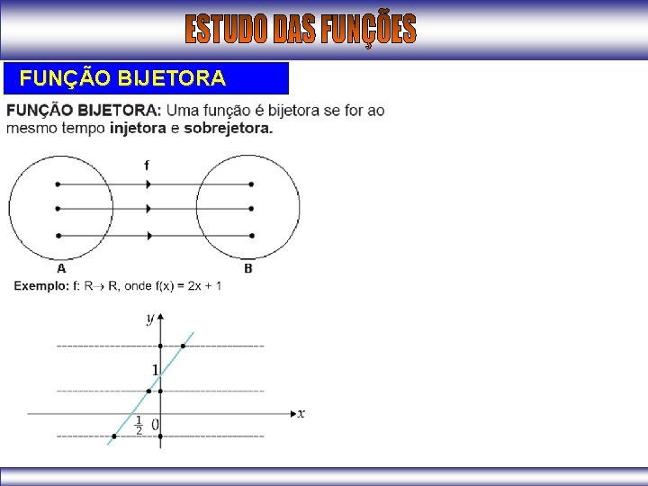 FUNÇÃO BIJETORA 