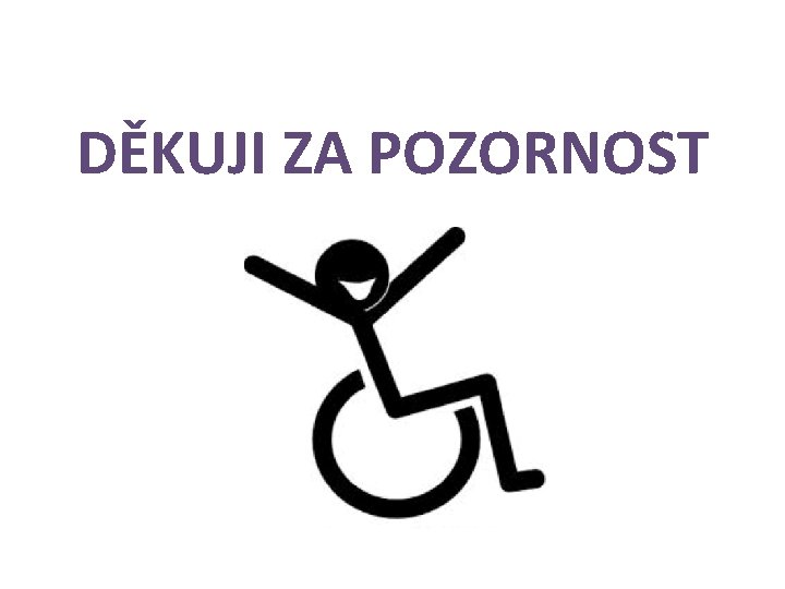 DĚKUJI ZA POZORNOST 