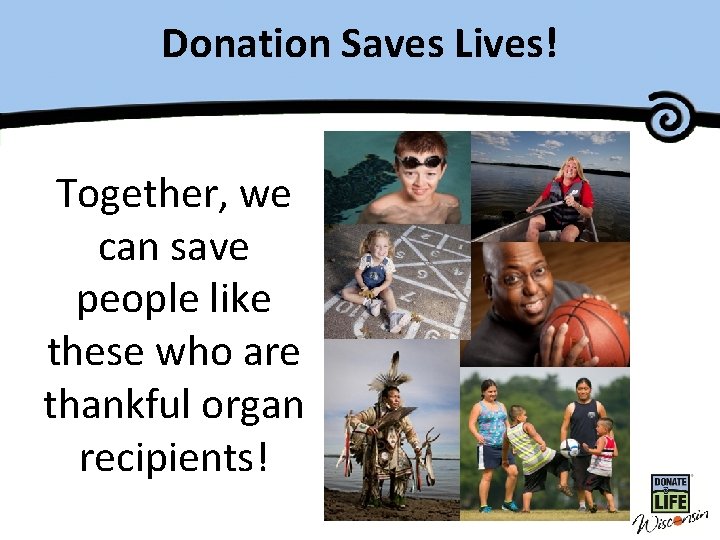 Donation Saves Master Title. Lives! Together, we can save people like these who are