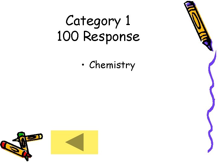 Category 1 100 Response • Chemistry 