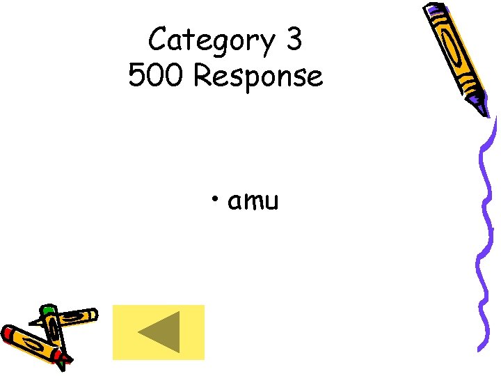 Category 3 500 Response • amu 