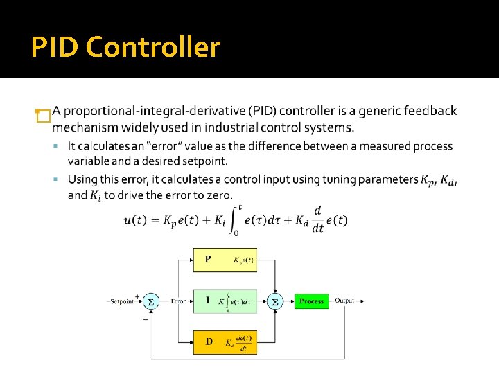 PID Controller � 