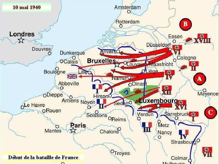 10 mai 1940 Début de la bataille de France 