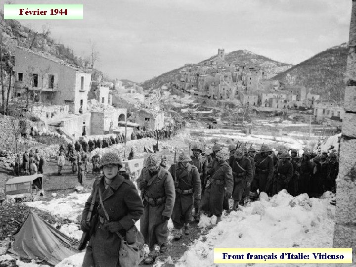 Février 1944 Front français d’Italie: Viticuso 