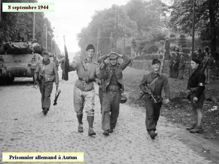 8 septembre 1944 Prisonnier allemand à Autun 