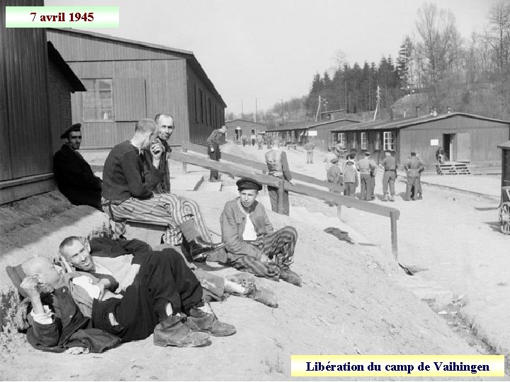 7 avril 1945 Libération du camp de Vaihingen 