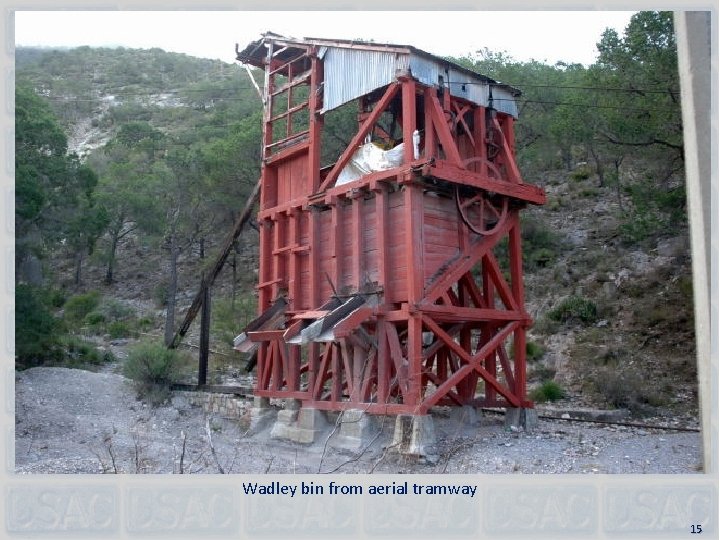 Wadley bin from aerial tramway 15 