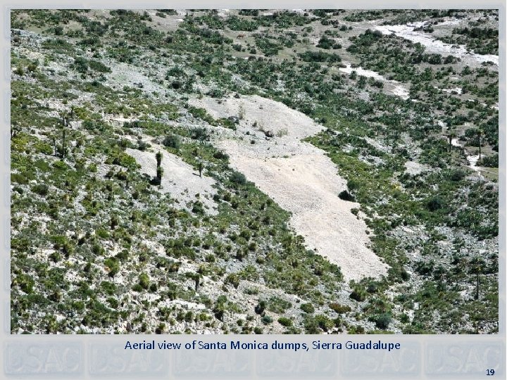 Aerial view of Santa Monica dumps, Sierra Guadalupe 19 