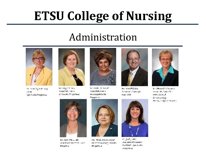 ETSU College of Nursing 