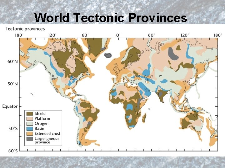 World Tectonic Provinces 