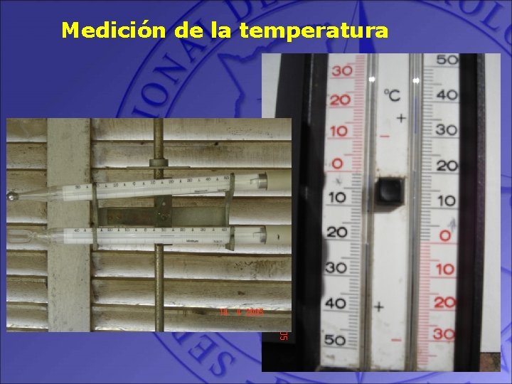 Medición de la temperatura 