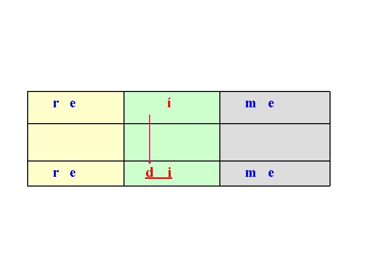  r e í m e r e d i m e 