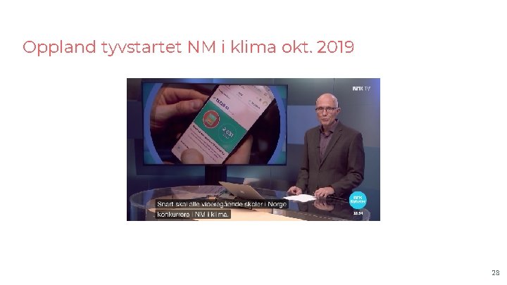 Oppland tyvstartet NM i klima okt. 2019 28 