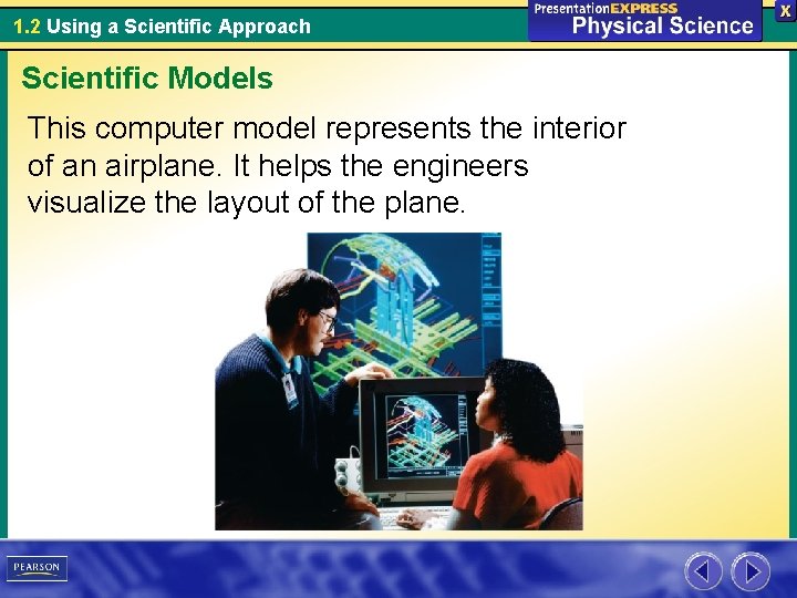 1. 2 Using a Scientific Approach Scientific Models This computer model represents the interior