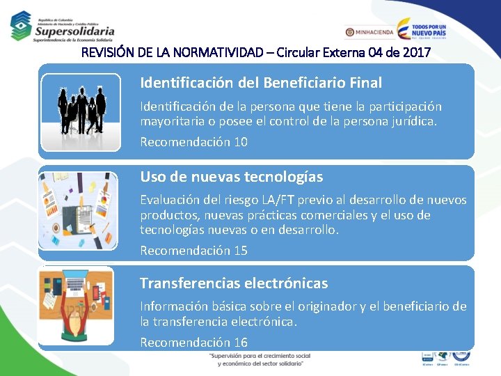 REVISIÓN DE LA NORMATIVIDAD – Circular Externa 04 de 2017 Identificación del Beneficiario Final