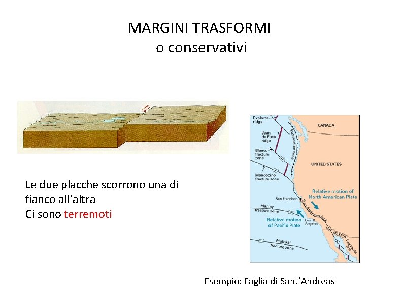 MARGINI TRASFORMI o conservativi Le due placche scorrono una di fianco all’altra Ci sono