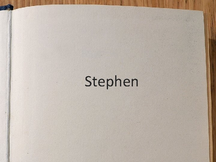 Stephen 