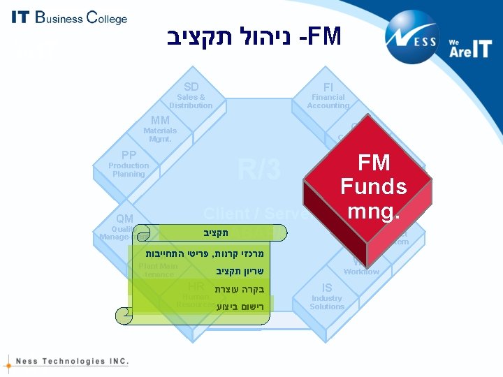 ניהול תקציב -FM SD FI Sales & Distribution Financial Accounting MM CO Materials ניהול תקציב -FM SD FI Sales & Distribution Financial Accounting MM CO Materials